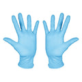 Disposable Gloves, Nedical-Grade, 2.4 mil Palm, Nitrile, Powder-Free, AQL 1.5, L (9), 100 PK, Blue