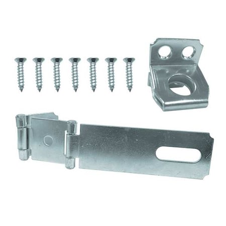 Double-Hinged Safety Hasp, 4-1/2" L