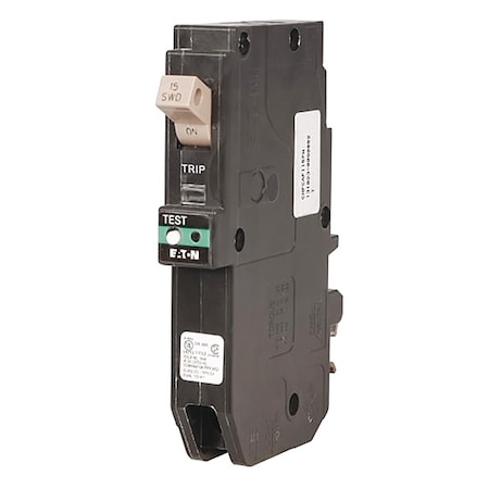 Circuit Breaker, CH Series, 20A, 1 Pole, 120/240V AC, 10kA