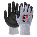 Coated Gloves, Cut Level A3 , Dipped , Foam Nitrile , Sandy , S 12 PK