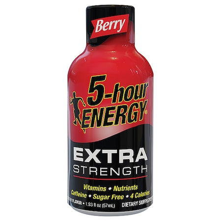 Energy Shot, Extr Strngth, Brry, 1.93oz, PK4