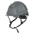 Hard Hat, Ceros, Polyethylene, 6 Point Ratchet, Type 1, Class C, Gray