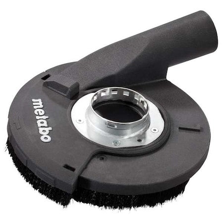 GED 125 Grinding Dust Extraction Hood/Shroud, Tool-Free Install, Sliding Segment, Flexible Brush Rim