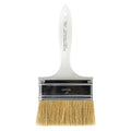 4" Chip Firm, White China Bristle, Paint Brush, Plastic Handle
