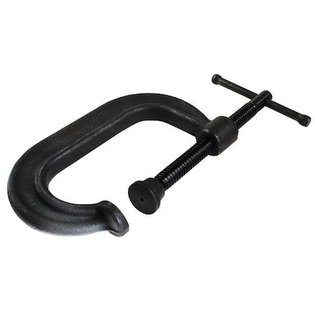 C-Clamp, 3 in Maximum Opening, Black