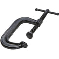 C-Clamp, 4 in Maximum Opening, Black