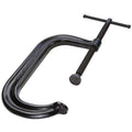C-Clamp, 8 in Maximum Opening, Black