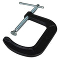 C-Clamp, 6 in Maximum Opening, Black