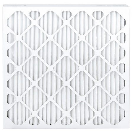 24x24x2 Pleated Air Filter, High Capacity, Synthetic, MERV 13, 1.0 to 3.0 micron