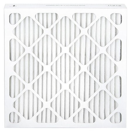 20x20x2 Pleated Air Filter, High Capacity, Synthetic, MERV 13, 1.0 to 3.0 micron