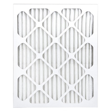 16x20x2 Pleated Air Filter, High Capacity, Synthetic, MERV 13, 1.0 to 3.0 micron