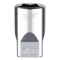 1/4 in. Drive 7/16 in. SAE 6-Point Socket with FOUR FLAT Sides