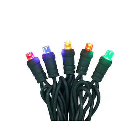StringLights, 23.7ft, Button, 70LEDs, Multi