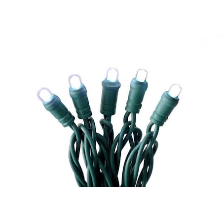 StringLights, 25ft, Button, 50LEDs, White