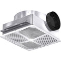 Bath Exhst Fan, 6In, Galv Steel, 115 V