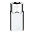 1/2 in. Drive 12mm Metric 6-Point Socket with FOUR FLAT Sides
