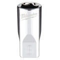 1/4 in. Drive 8mm Metric 6-Point Socket with FOUR FLAT Sides
