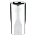 1/4 in. Drive 9mm Metric 6-Point Socket with FOUR FLAT Sides