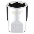 1/4 in. Drive 14mm Metric 6-Point Socket with FOUR FLAT Sides