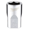 3/8 in. Drive 1/2 in. SAE 6-Point Socket with FOUR FLAT Sides