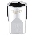 3/8 in. Drive 9/16 in. SAE 6-Point Socket with FOUR FLAT Sides