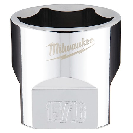 3/8 in. Drive 15/16 in. SAE 6-Point Socket with FOUR FLAT Sides