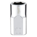3/8 in. Drive 10mm Metric 6-Point Socket with FOUR FLAT Sides