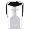 3/8 in. Drive 14mm Metric 6-Point Socket with FOUR FLAT Sides