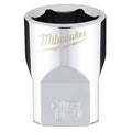 3/8 in. Drive 15mm Metric 6-Point Socket with FOUR FLAT Sides