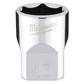 3/8 in. Drive 16mm Metric 6-Point Socket with FOUR FLAT Sides