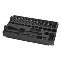32 pc. 3/8 in. Drive Metric Ratchet and Socket Tray for PACKOUT Low-Profile Compact Organizer