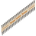 Collated Metal Connector Nail, 1-1/2 in L, Not Applicable, Brite, Flat Head, Straight, 1000 PK