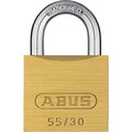 Solid Brass Padlock Keyed Alike, Keyed Different, Standard Shackle, Hardened Steel Shackle