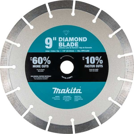 Diamond Blade, 9", Segmented
