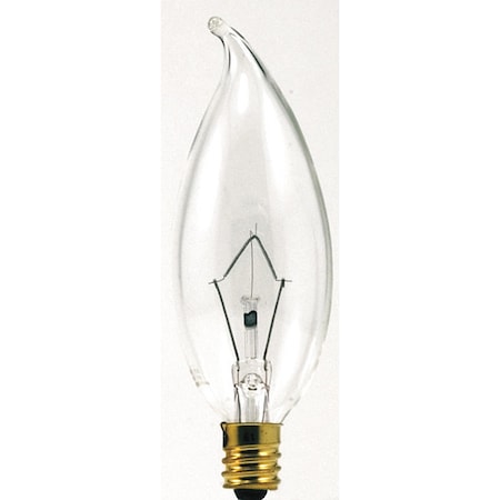 25 W, B10, Candelabra Screw (E12)