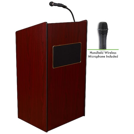Aristocrat Sound Lectern Wireless Hand Mic, Mahogany