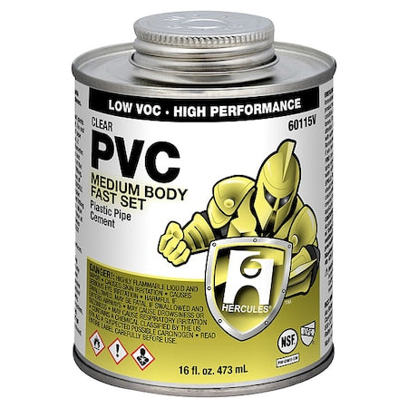 Cement, Brush-Top Can, 16 fl oz, Clear