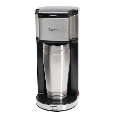 Silver Single 16 oz Personal Coffeemaker