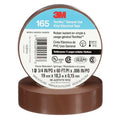 Vinyl Electrical Tape, 165 Temflex, 3/4 in W x 60 ft L, 6 mil Thick, Brown
