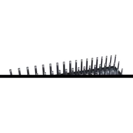 SocketTray, Gray, Plastic, 311/16in, 1PK