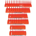 Socket Tray, Orange, Plastic, 4 1/4 in