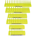 Socket Tray, Yellow, Plastic, 41/4 in