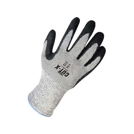 Coated Cut-Resistant Gloves, Cut Level A3 , Dipped , Latex , Rough , 2XL 1 PR