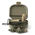BattlePlugs(R) Reusable Foam Ear Plugs, Flanged Shape, 33 dB, Camouflage, 50 PK