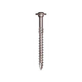 Deck Screw, 5/16 in x 3-1/8 in, 18-8 Stainless Steel, Flange Round Head, Torx Drive, 500 PK