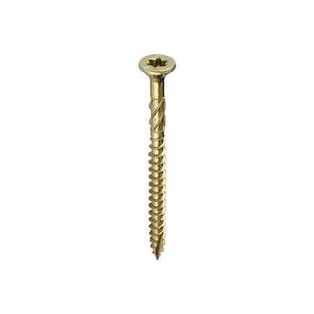 Deck Screw, #9 x 2-1/2 in, Steel, Flat Head, Torx Drive, 575 PK