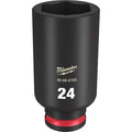24mm SHOCKWAVE Impact Duty 3/8 in. Drive Deep Well 6 Point Impact Socket