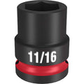 11/16 in. SHOCKWAVE Impact Duty 1/2 in. Drive Standard 6 Point Impact Socket