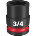 3/4 in. SHOCKWAVE Impact Duty 1/2 in. Drive Standard 6 Point Impact Socket