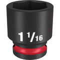 1-1/16 in. SHOCKWAVE Impact Duty 1/2 in. Drive Standard 6 Point Impact Socket
